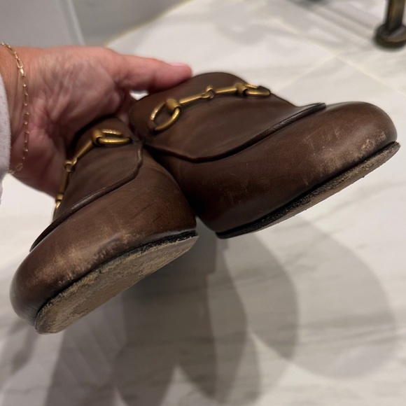 Gucci Princetown Brown Leather Mule - Picture 6 of 6